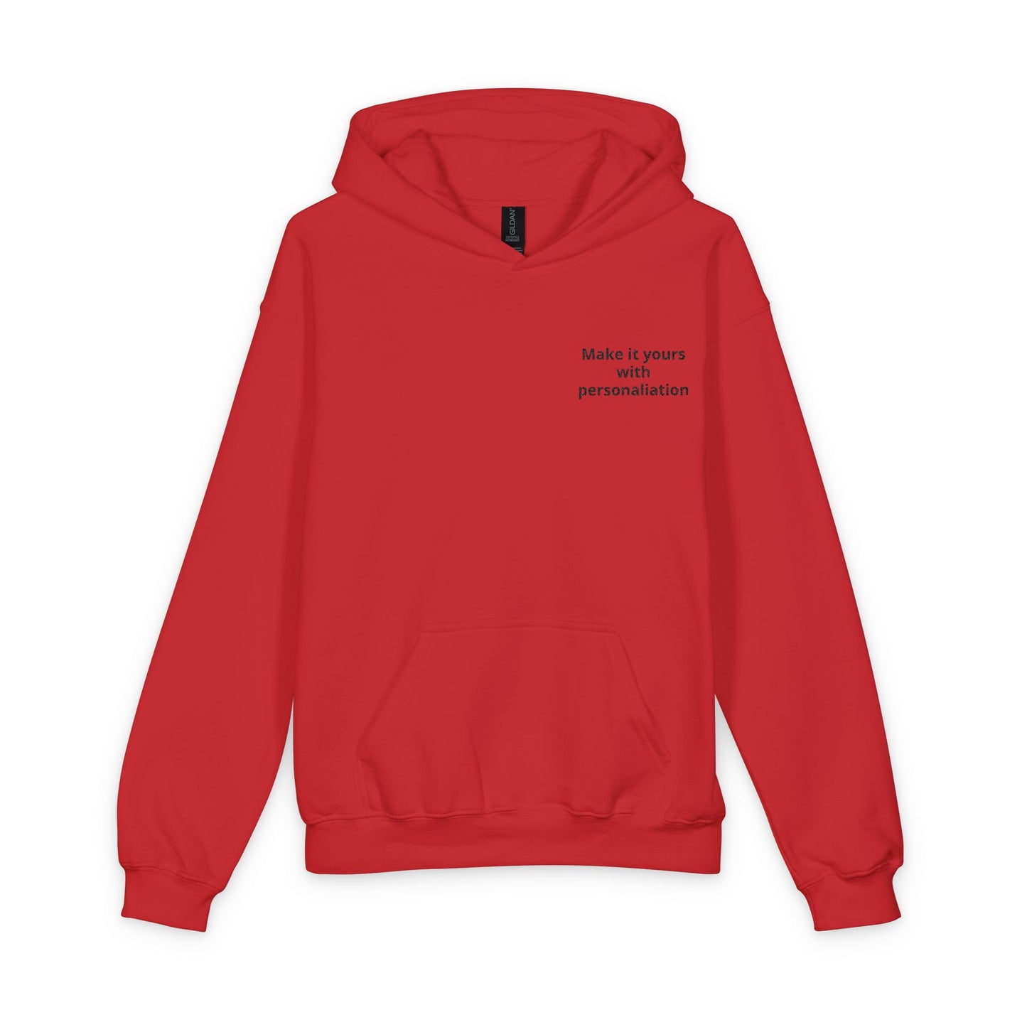 Youth Hoodie - Minimal "Print it your way" Chest Text