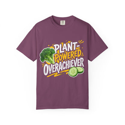 Veggie Powered T‑Shirt — Broccoli & Cucumber Plant‑Powered Graphic Tee