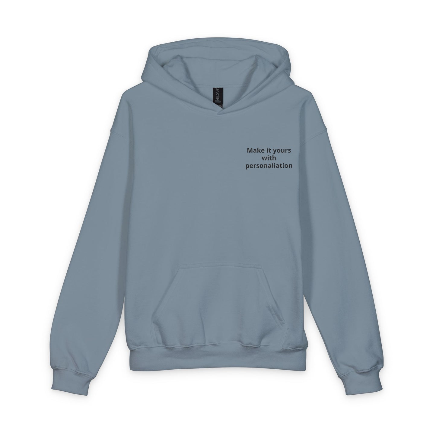 Youth Hoodie - Minimal "Print it your way" Chest Text