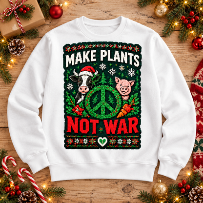 Make Plants Not War Crewneck Sweater