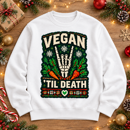 Vegan 'Til Death Crewneck UGLY Sweater
