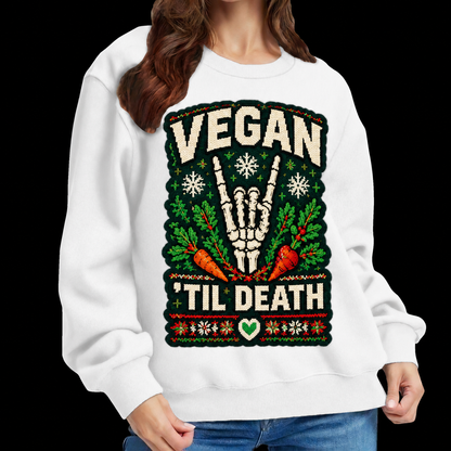 Vegan 'Til Death Crewneck UGLY Sweater
