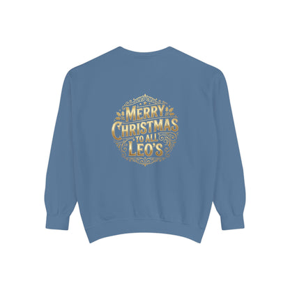 Christmas Sweatshirt — “Merry Christmas to all LEO’s” Holiday Police & Santa Crewneck
