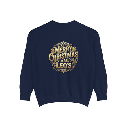 Christmas Sweatshirt — “Merry Christmas to all LEO’s” Holiday Police & Santa Crewneck