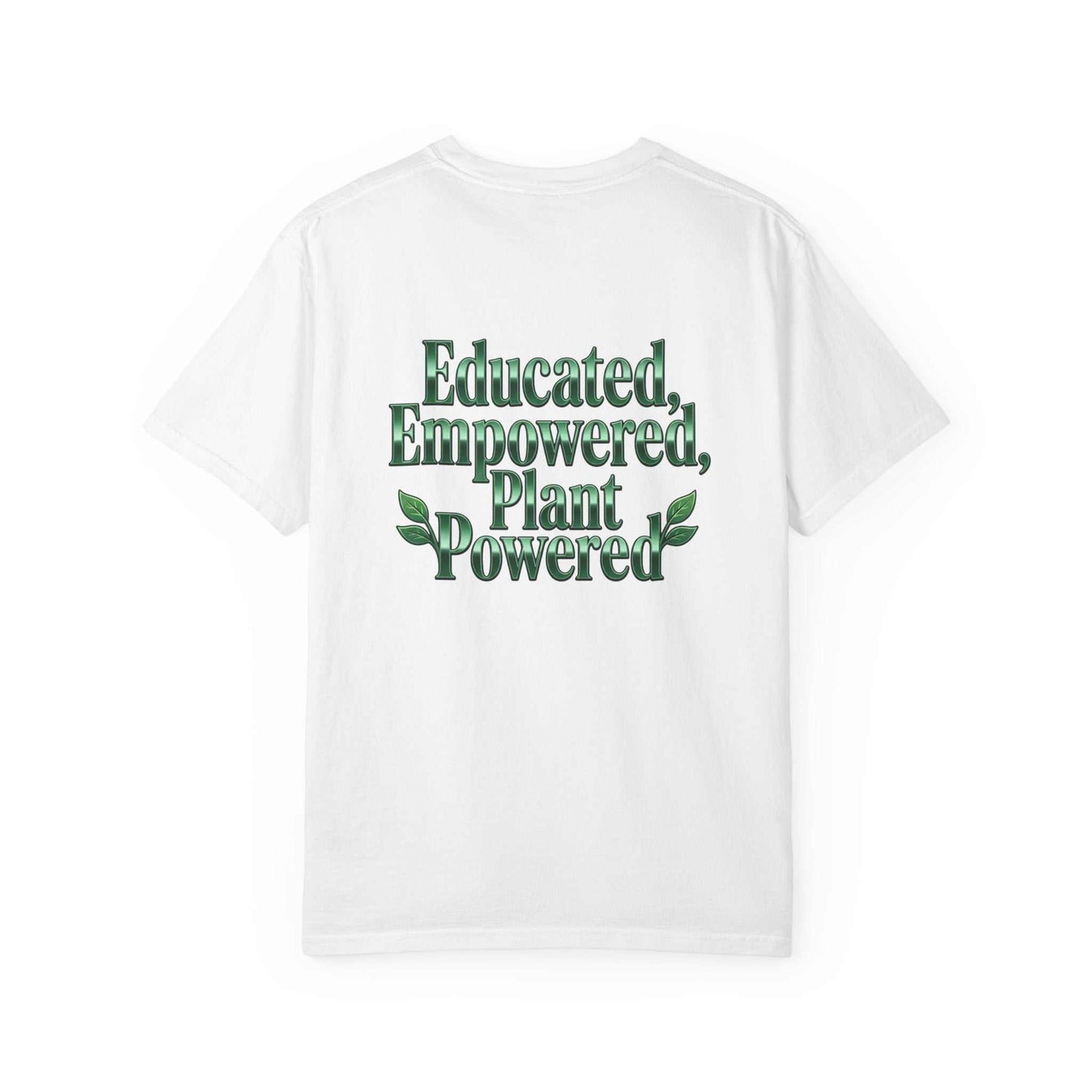 Plant-Powered Tee — "Straight A’s and Plant-Based Days" Motivational Graphic T-Shirt