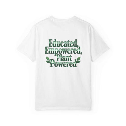 Plant-Powered Tee — "Straight A’s and Plant-Based Days" Motivational Graphic T-Shirt