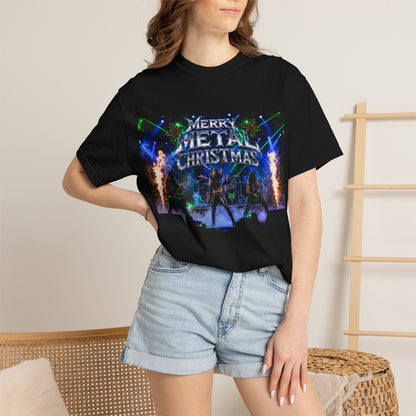 Merry Metal Christmas T-Shirt — Rock Holiday Concert Tee