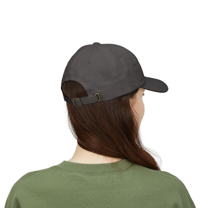 Classic Dad Cap — White Embroidered "Print it your way" Baseball Hat