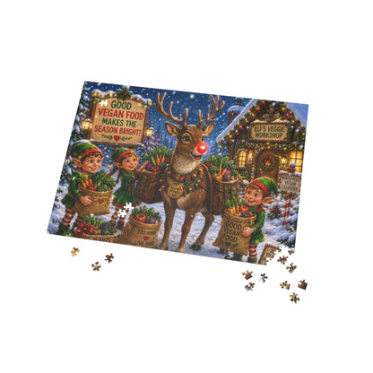 Good Vegan Food Makes the Season Bright Puzzle