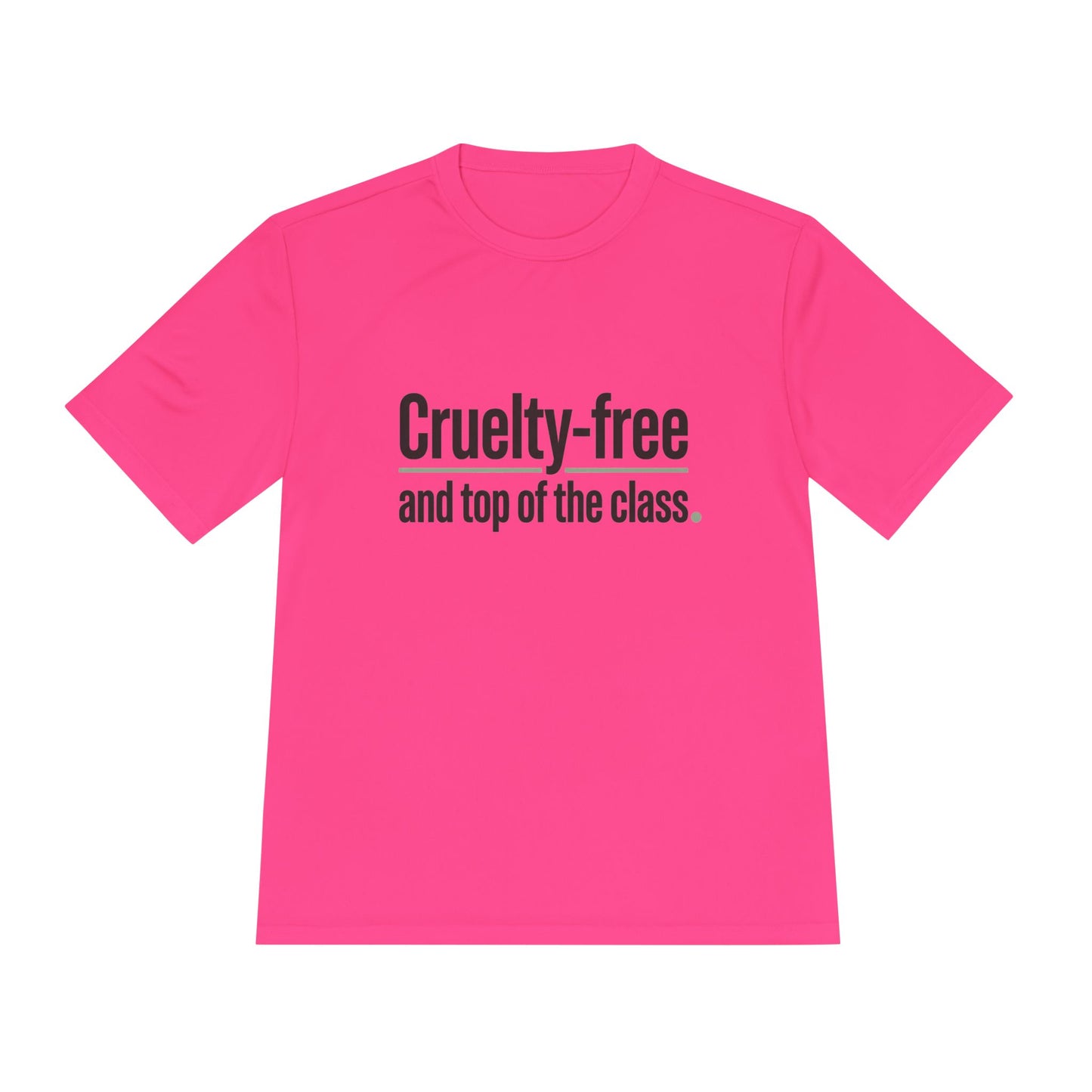 Cruelty-Free and Top of the Class Tee — "Technically Present" Back Graphic