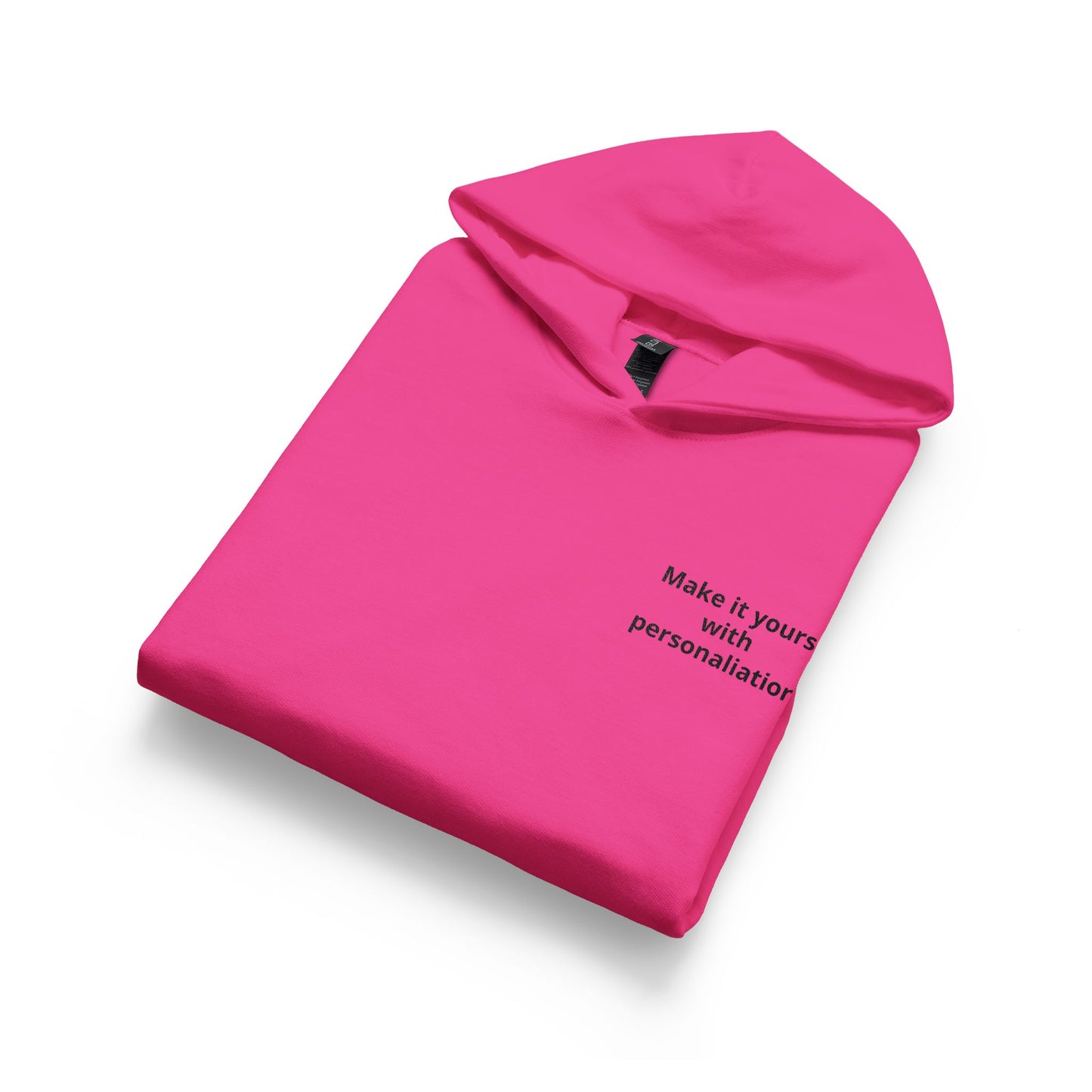 Youth Hoodie - Minimal "Print it your way" Chest Text