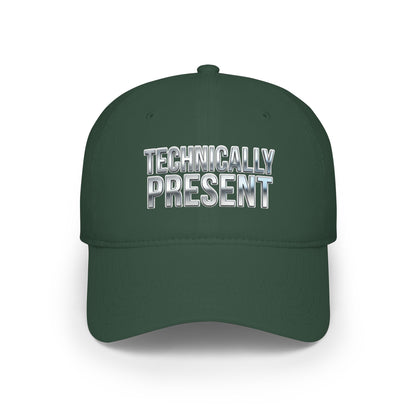 Technically Present Baseball Cap — Low Profile Tech Dad Hat
