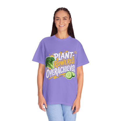 Veggie Powered T‑Shirt — Broccoli & Cucumber Plant‑Powered Graphic Tee