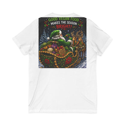 Unisex Jersey Short Sleeve V-Neck Tee
