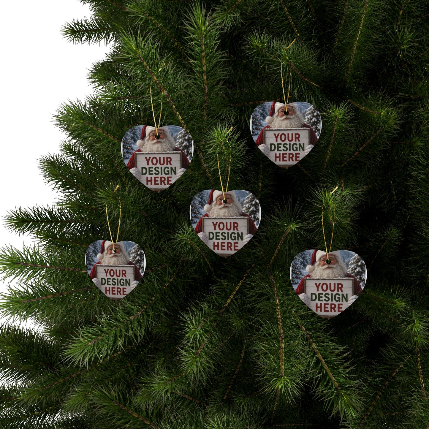 Personalized Ceramic Ornaments (1pcs, 5pcs, 10pcs, 20pcs)