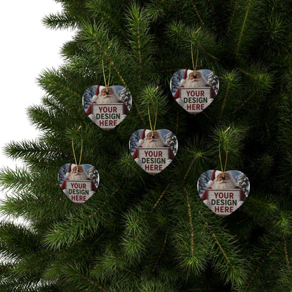 Personalized Ceramic Ornaments (1pcs, 5pcs, 10pcs, 20pcs)