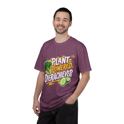 Veggie Powered T‑Shirt — Broccoli & Cucumber Plant‑Powered Graphic Tee