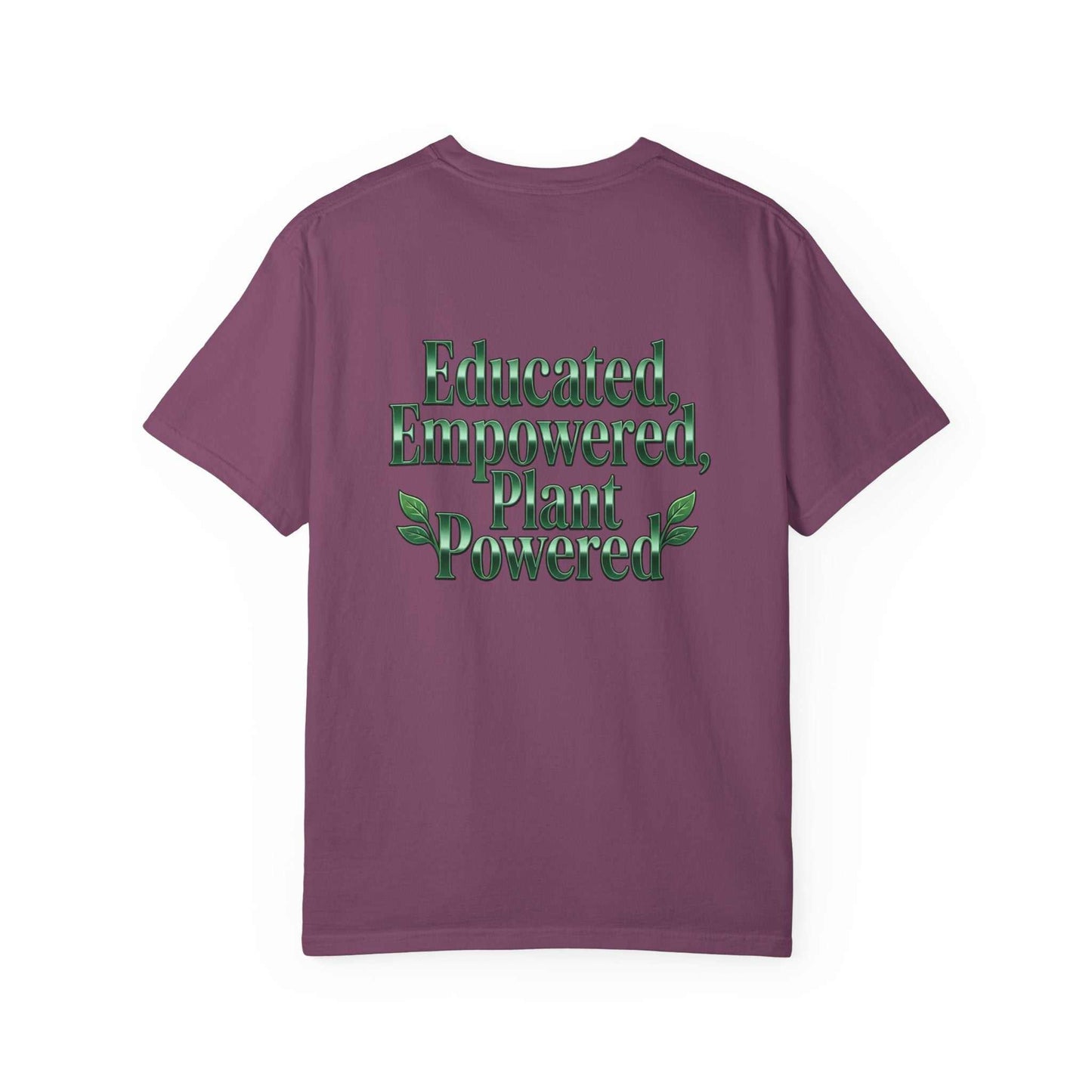 Plant-Powered Tee — "Straight A’s and Plant-Based Days" Motivational Graphic T-Shirt