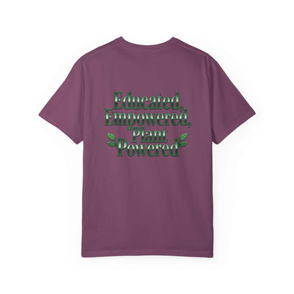 Plant-Powered Tee — "Straight A’s and Plant-Based Days" Motivational Graphic T-Shirt