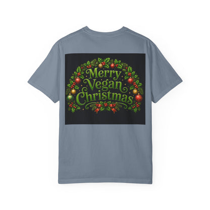 Merry Vegan Christmas T-Shirt - Rudolph & The Elves — Festive Holiday Vegan Graphic Tee
