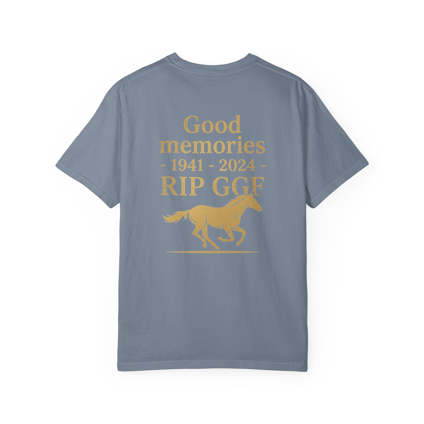 Golden Gate Bridge Illustration T-shirt | Memorial Horse Back Print