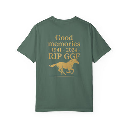 Golden Gate Bridge Illustration T-shirt | Memorial Horse Back Print