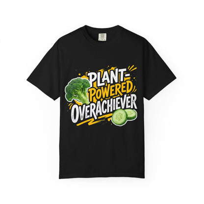 Veggie Powered T‑Shirt — Broccoli & Cucumber Plant‑Powered Graphic Tee