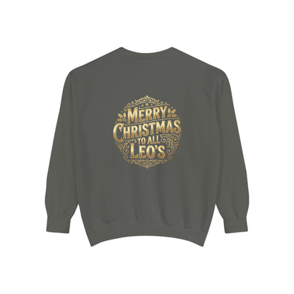 Christmas Sweatshirt — “Merry Christmas to all LEO’s” Holiday Police & Santa Crewneck