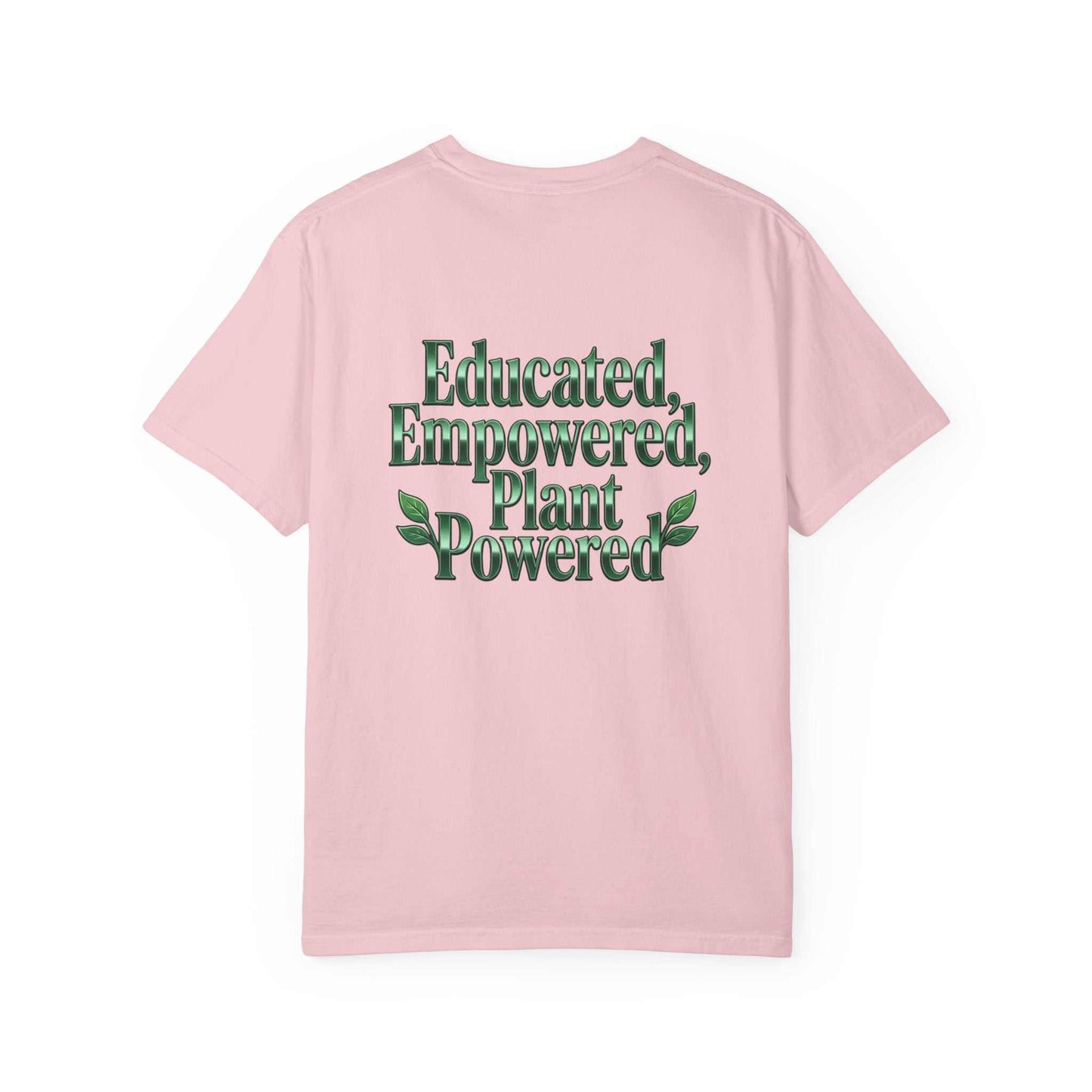 Plant-Powered Tee — "Straight A’s and Plant-Based Days" Motivational Graphic T-Shirt