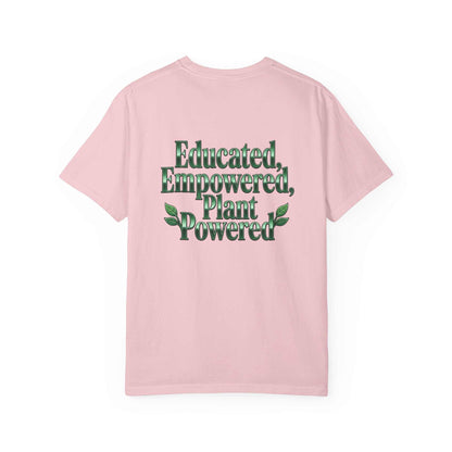 Plant-Powered Tee — "Straight A’s and Plant-Based Days" Motivational Graphic T-Shirt