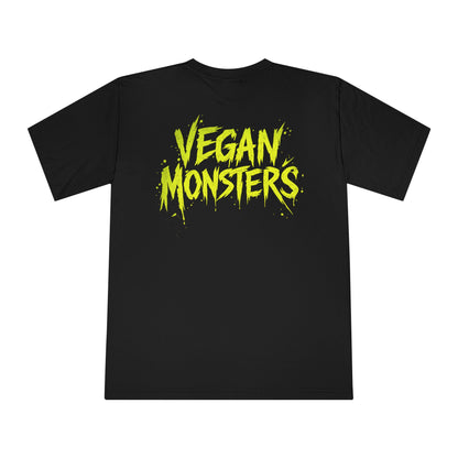 Vegan Monsters Halloween T-Shirt — "You Scared the Meat Out of Me!" Horror Graphic Tee
