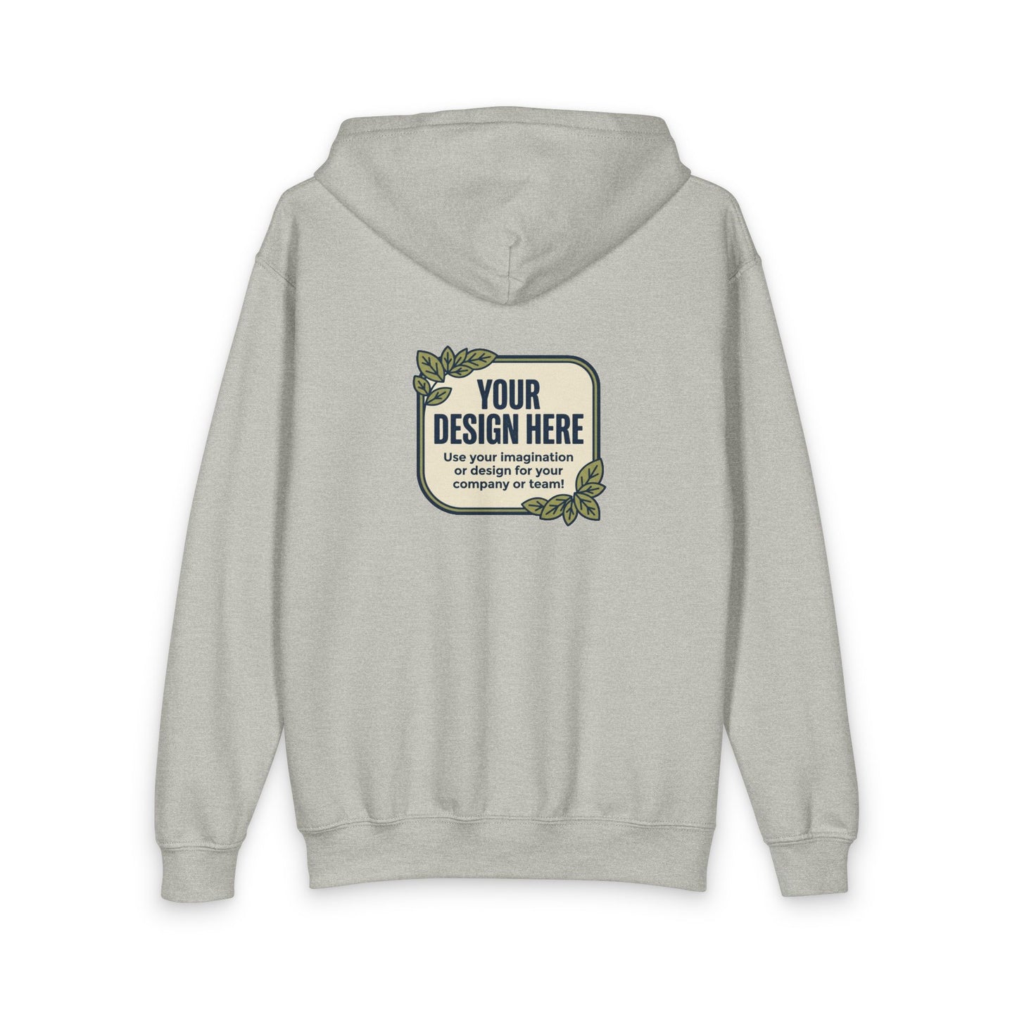 Youth Zipped Hoodie — Personalize it yourself! with our 'Your Design Here' for Kids!