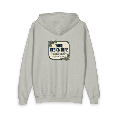 Youth Zipped Hoodie — Personalize it yourself! with our 'Your Design Here' for Kids!