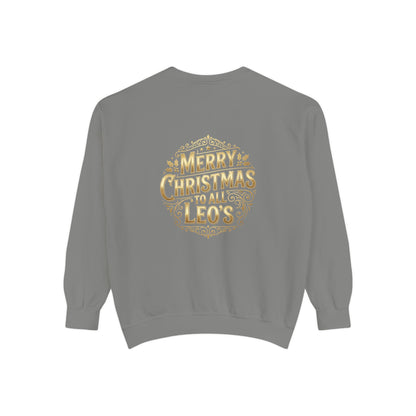 Christmas Sweatshirt — “Merry Christmas to all LEO’s” Holiday Police & Santa Crewneck