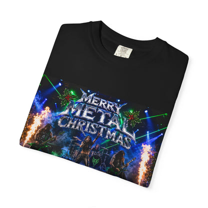 Merry Metal Christmas T-Shirt — Rock Holiday Concert Tee