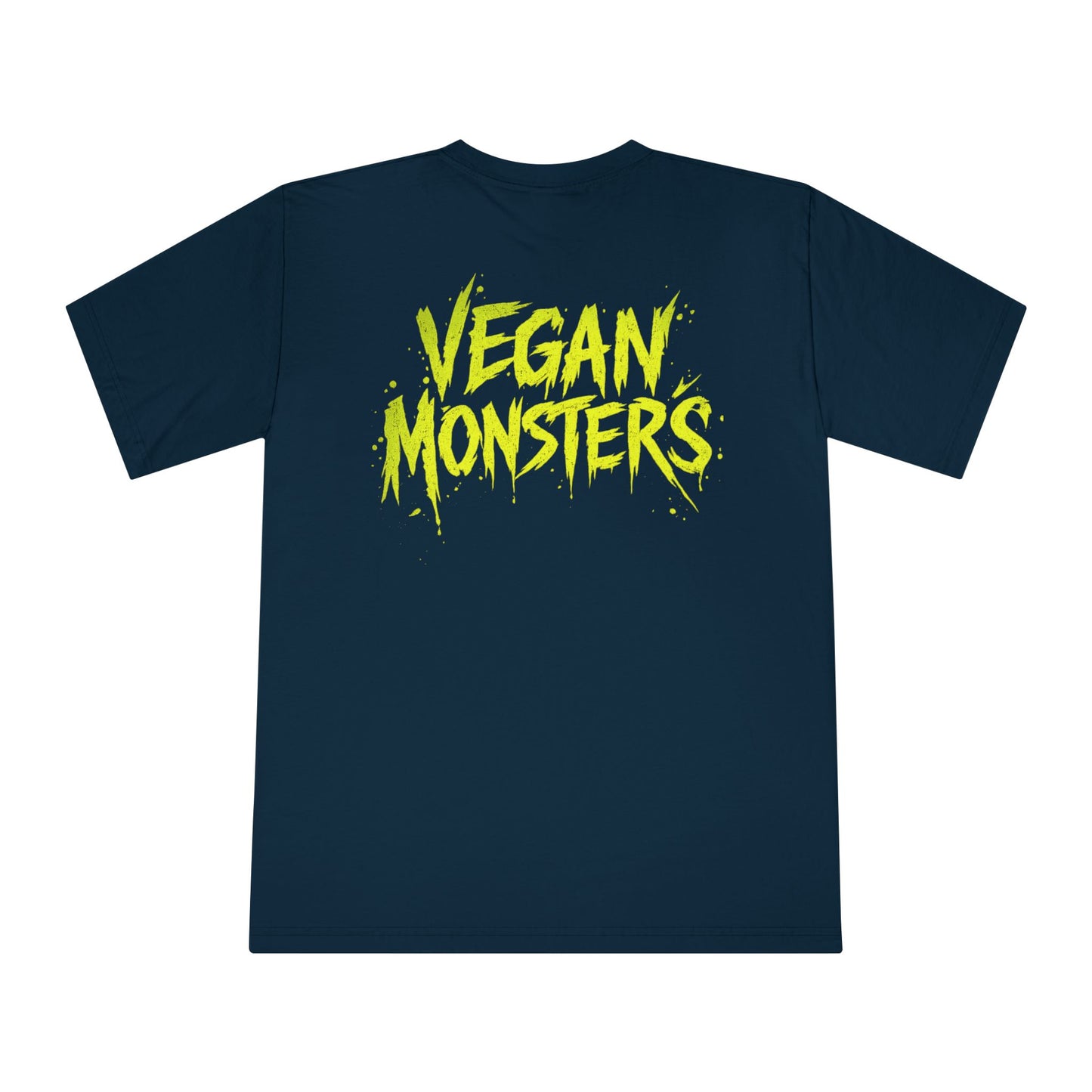 Vegan Monsters Halloween T-Shirt — "You Scared the Meat Out of Me!" Horror Graphic Tee