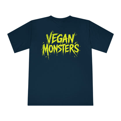 Vegan Monsters Halloween T-Shirt — "You Scared the Meat Out of Me!" Horror Graphic Tee