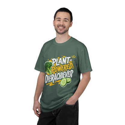 Veggie Powered T‑Shirt — Broccoli & Cucumber Plant‑Powered Graphic Tee
