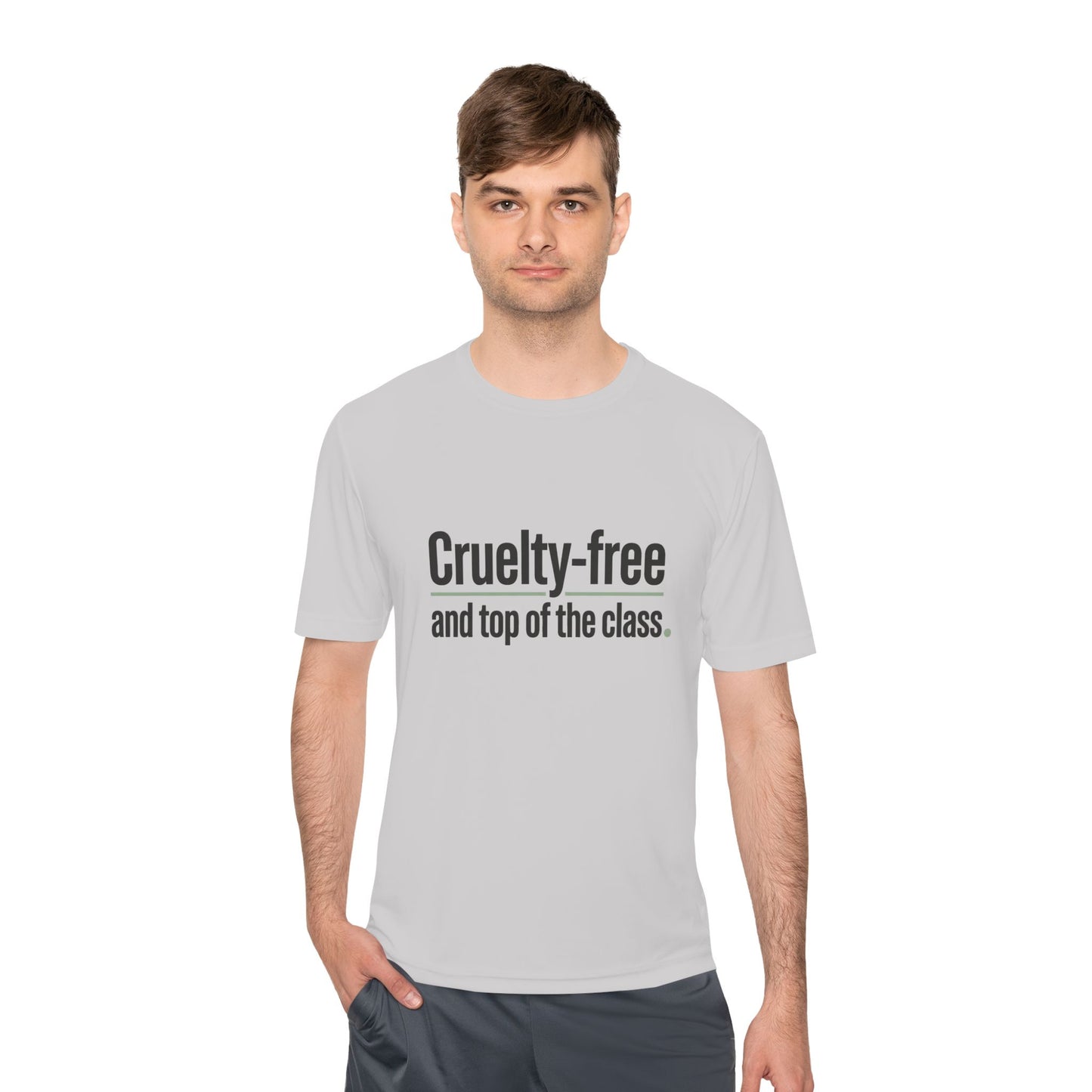 Cruelty-Free and Top of the Class Tee — "Technically Present" Back Graphic