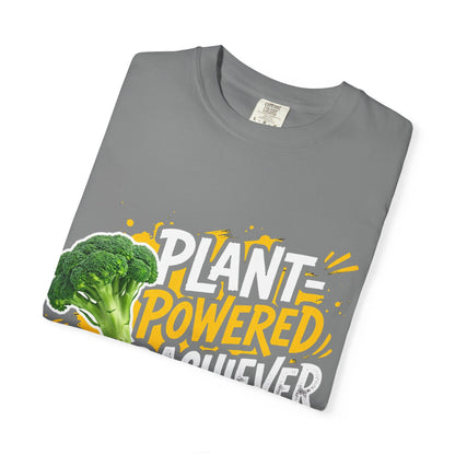 Veggie Powered T‑Shirt — Broccoli & Cucumber Plant‑Powered Graphic Tee