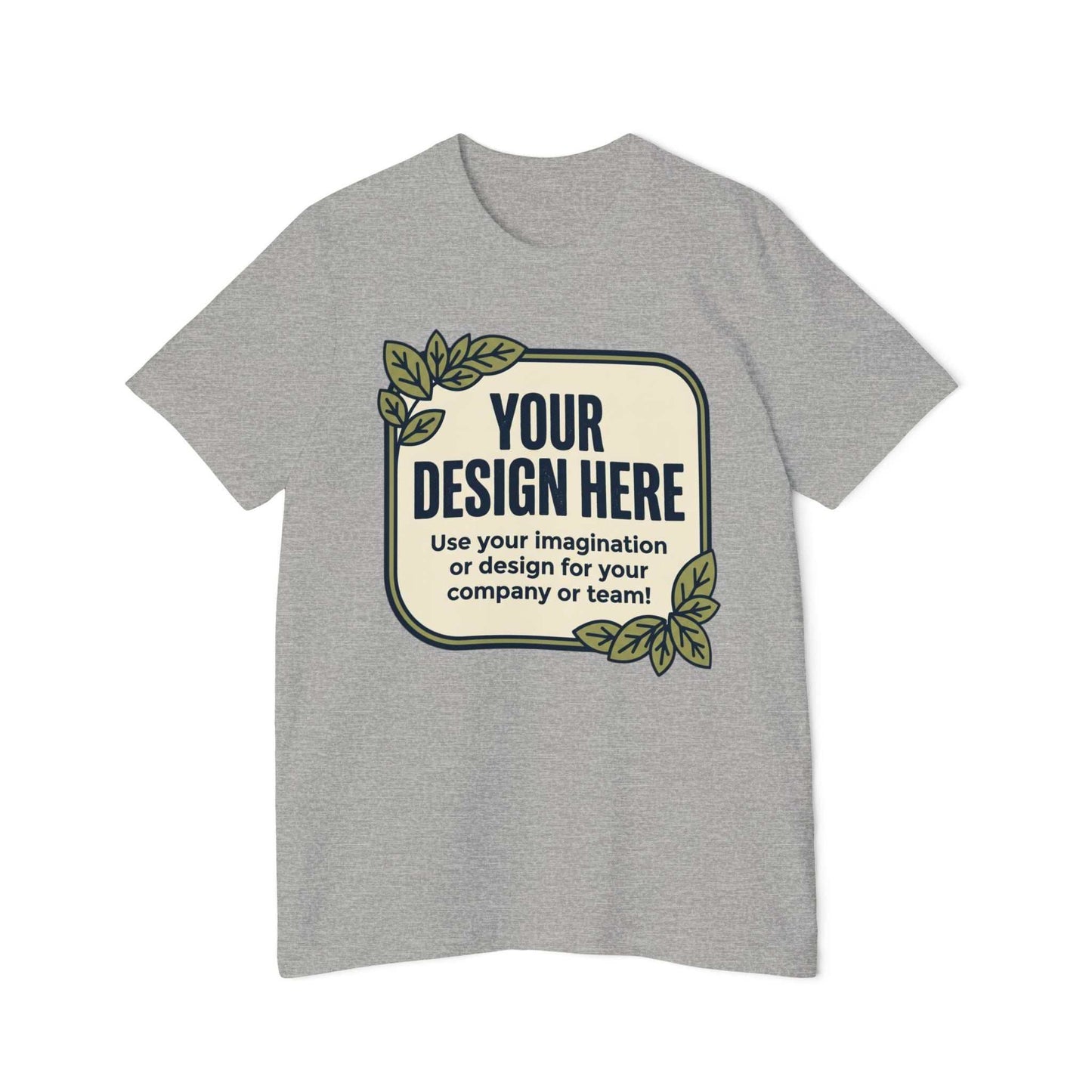 Custom Eco-Inspired T-Shirt — Personalize - Your Design Here