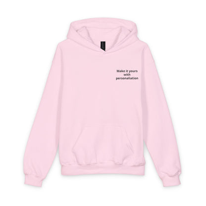 Youth Hoodie - Minimal "Print it your way" Chest Text