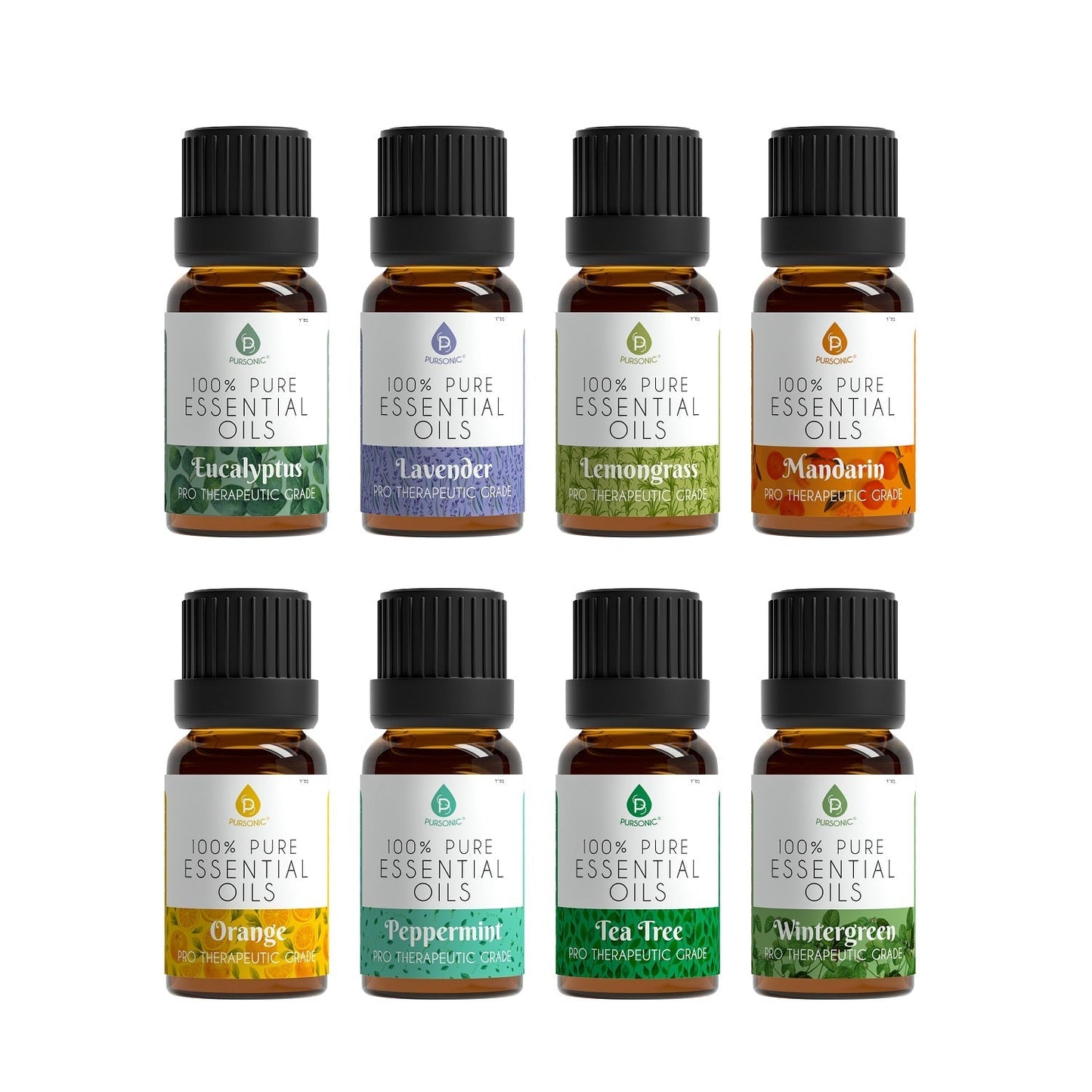 8 pack of 100% Pure Essential Aromatherapy Oils - ConsciousValues