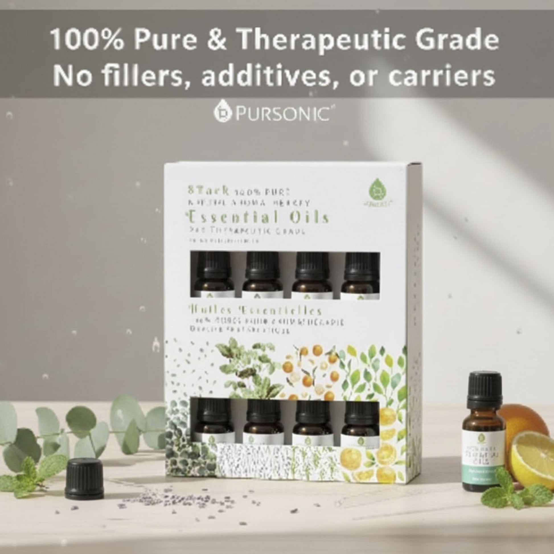 8 pack of 100% Pure Essential Aromatherapy Oils - ConsciousValues
