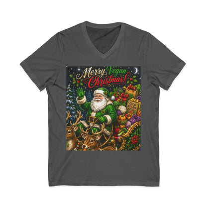 Unisex Jersey Short Sleeve V-Neck Tee