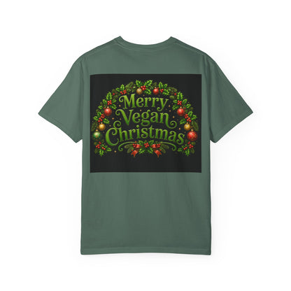 Merry Vegan Christmas T-Shirt - Rudolph & The Elves — Festive Holiday Vegan Graphic Tee