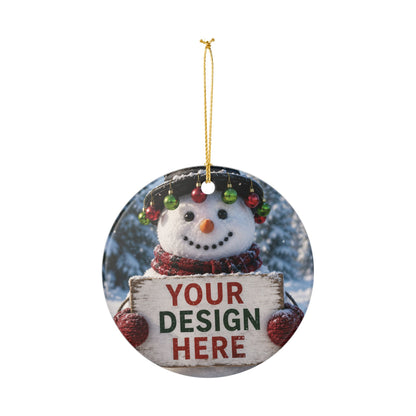 Personalized Ceramic Decoration Ornament, (1pc)