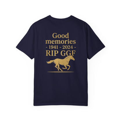 Golden Gate Bridge Illustration T-shirt | Memorial Horse Back Print