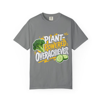 Veggie Powered T‑Shirt — Broccoli & Cucumber Plant‑Powered Graphic Tee