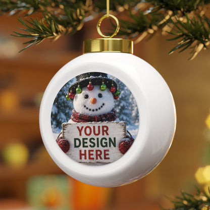 Personalized Christmas Ball Ornament